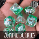 Zombie Duckies DND/TTRPG Dice set - Dicemaniac