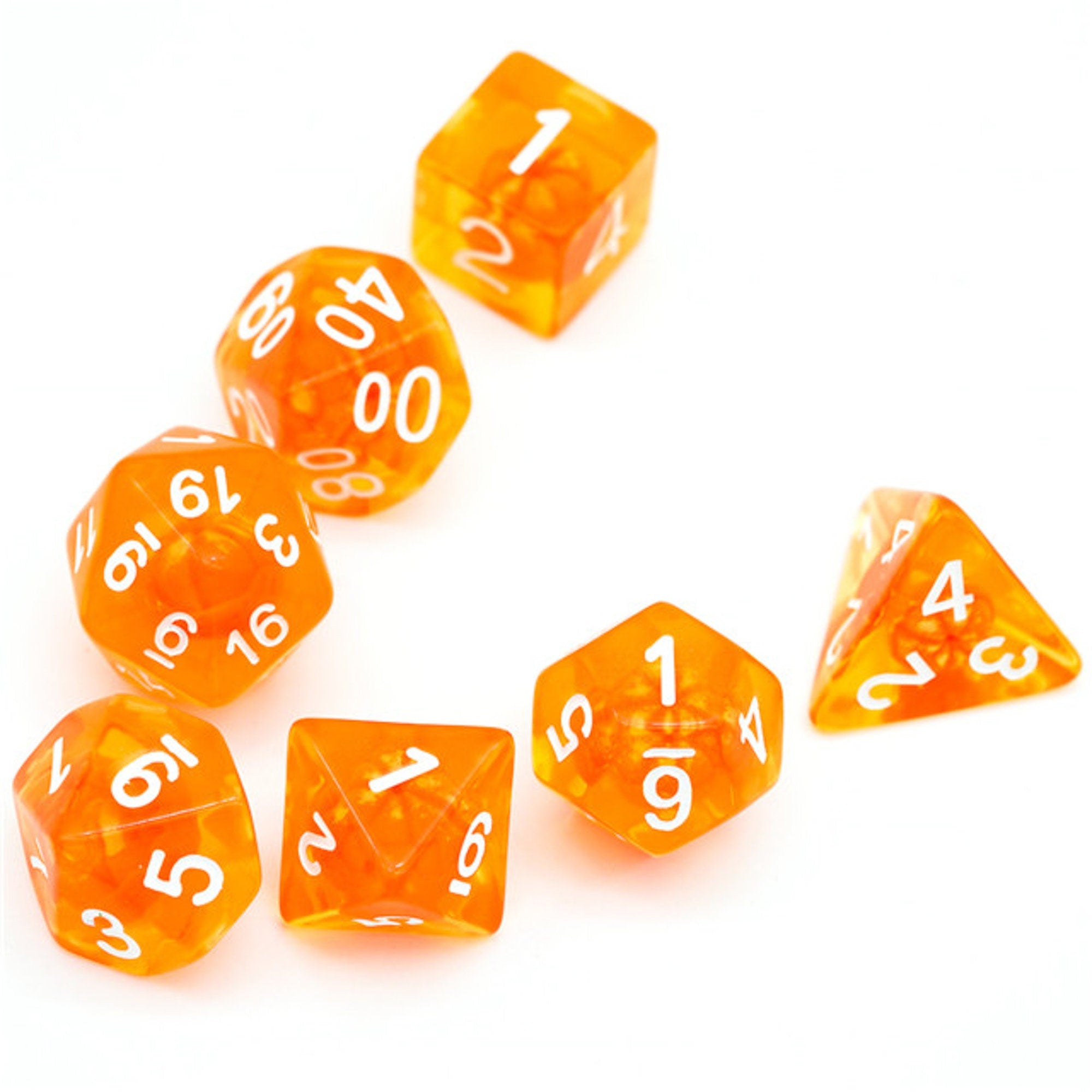 Tangerine Dream DND/TTRPG Dice set - Dicemaniac