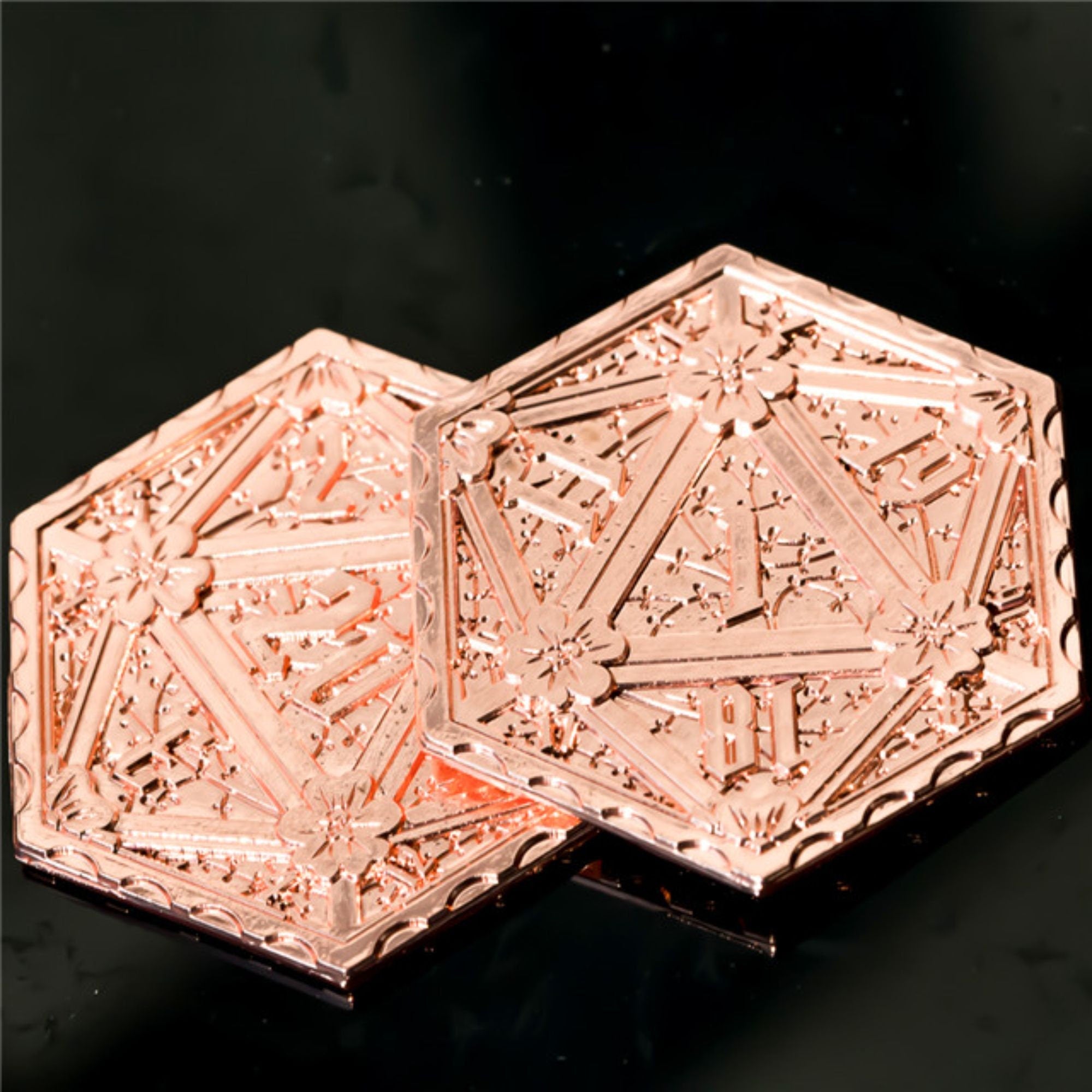 Copper D2 DND/TTRPG Coin - Dicemaniac