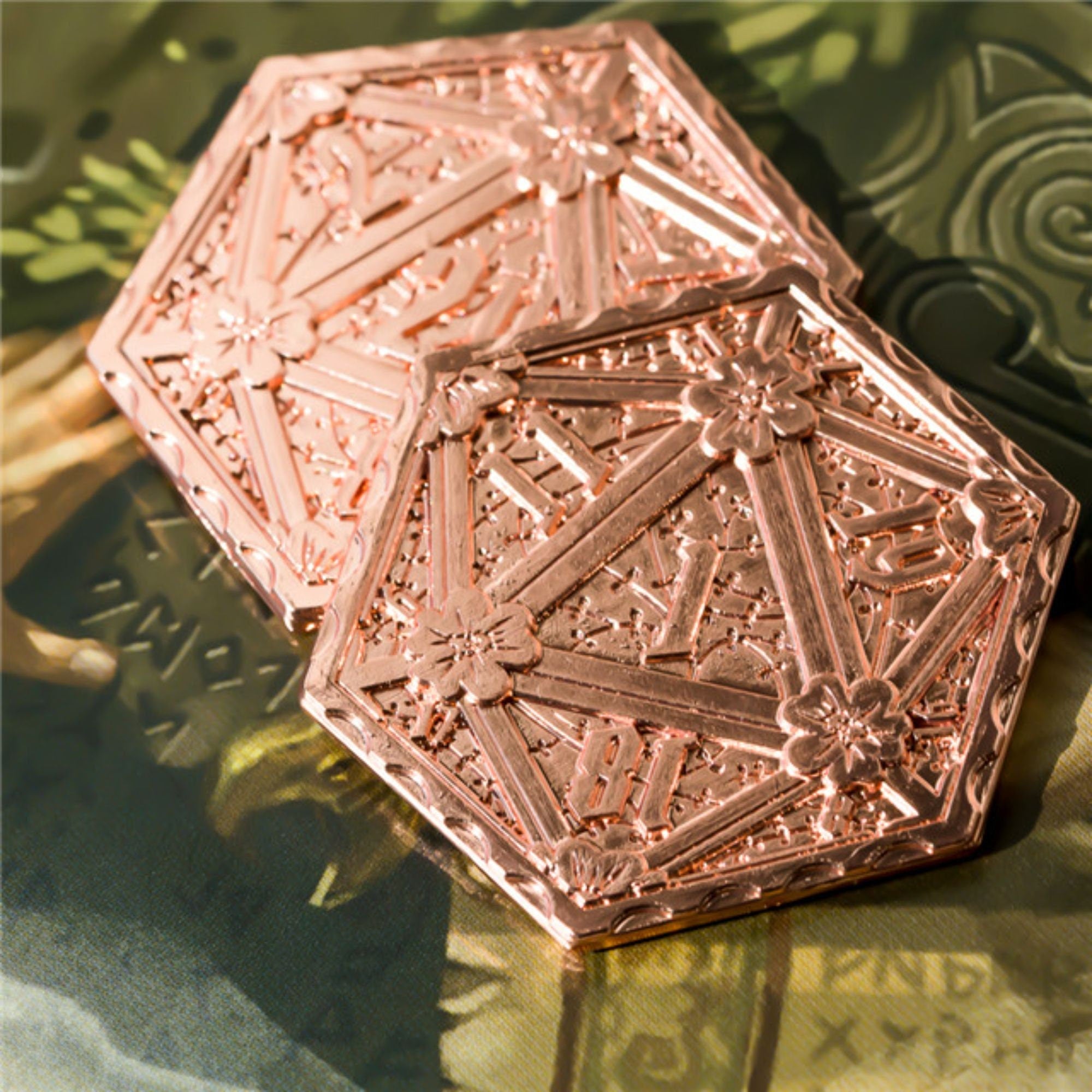 Copper D2 DND/TTRPG Coin - Dicemaniac