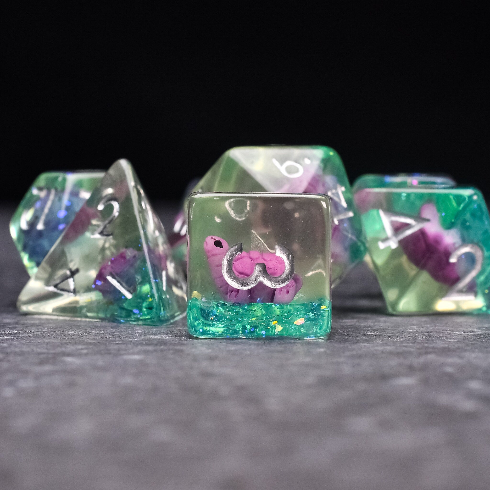 Pink Turtle DND/TTRPG Dice set - Dicemaniac