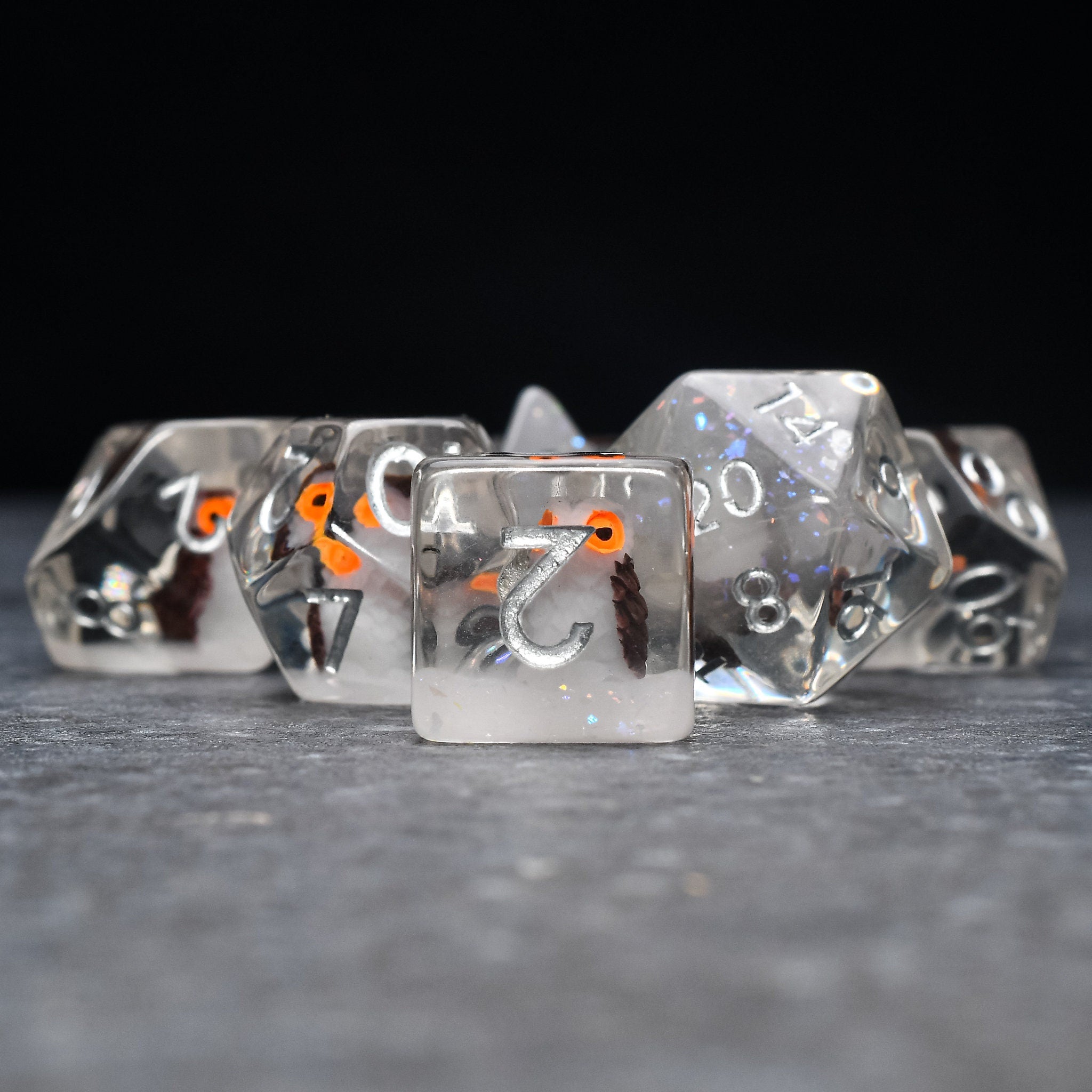 Owl DND/TTRPG Dice set - Dicemaniac