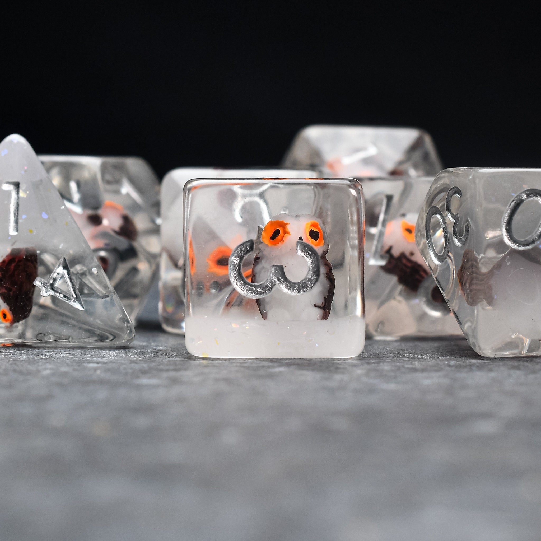 Owl DND/TTRPG Dice set - Dicemaniac