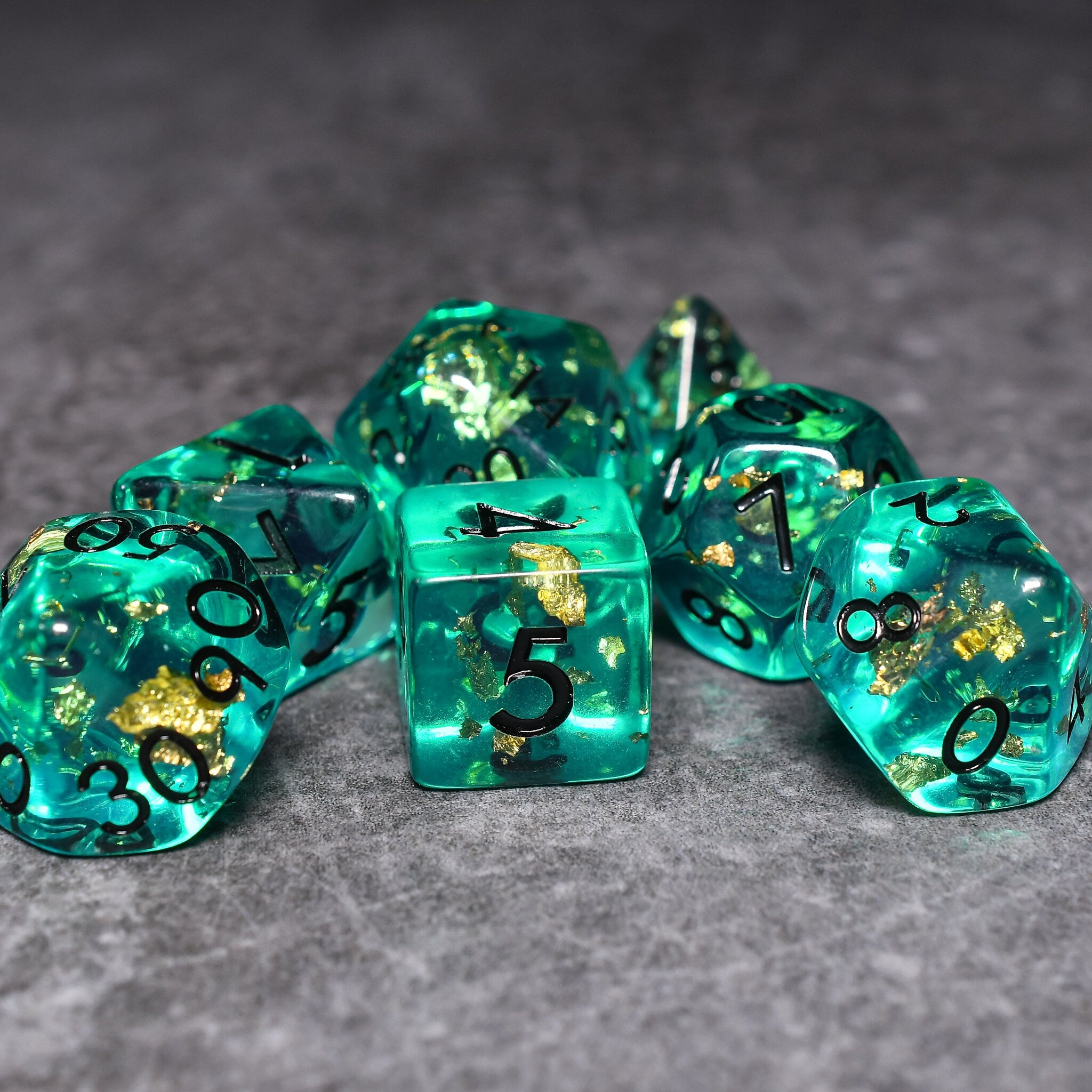 Sunken Treasure DND/TTRPG Dice set - Dicemaniac
