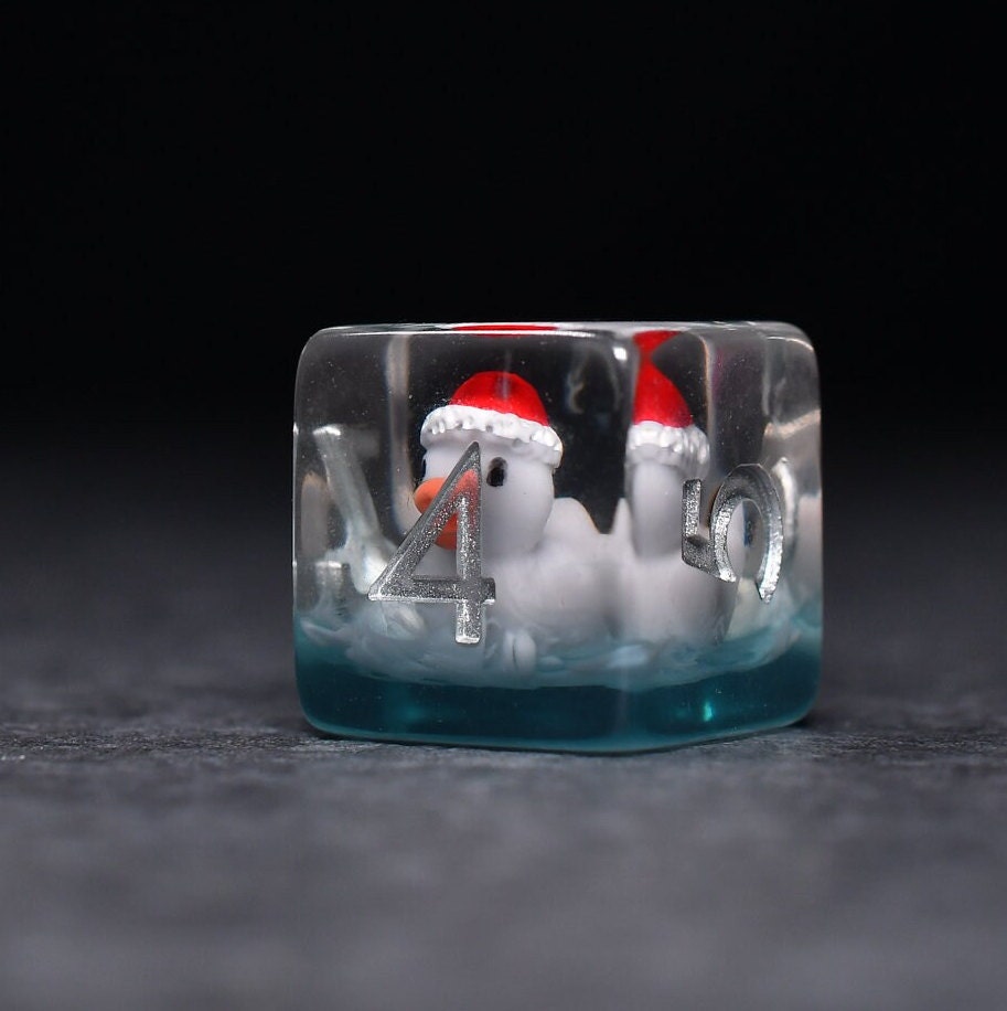 Christmas Ducks DND/TTRPG Dice set - Dicemaniac