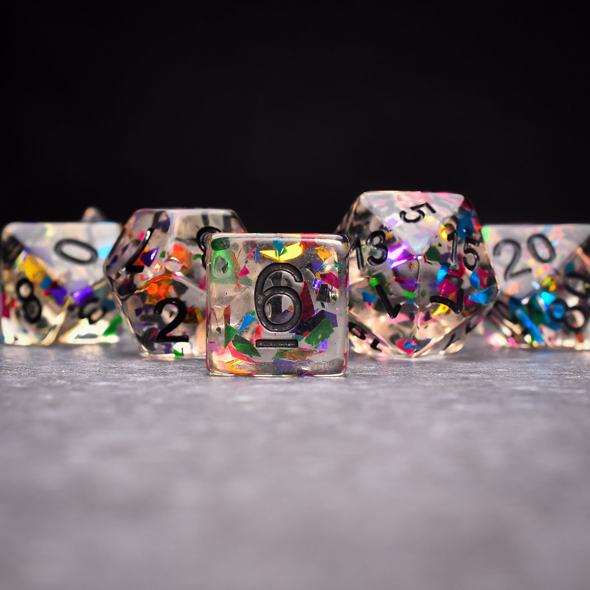 Confetti DND/TTRPG Dice set - Dicemaniac