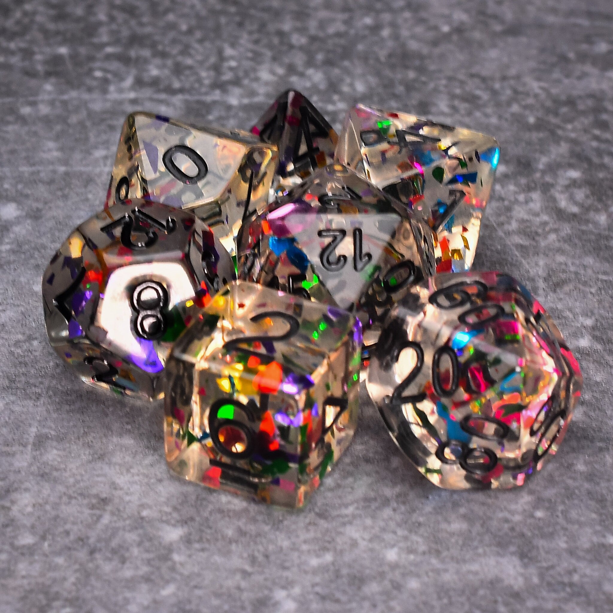 Confetti DND/TTRPG Dice set - Dicemaniac