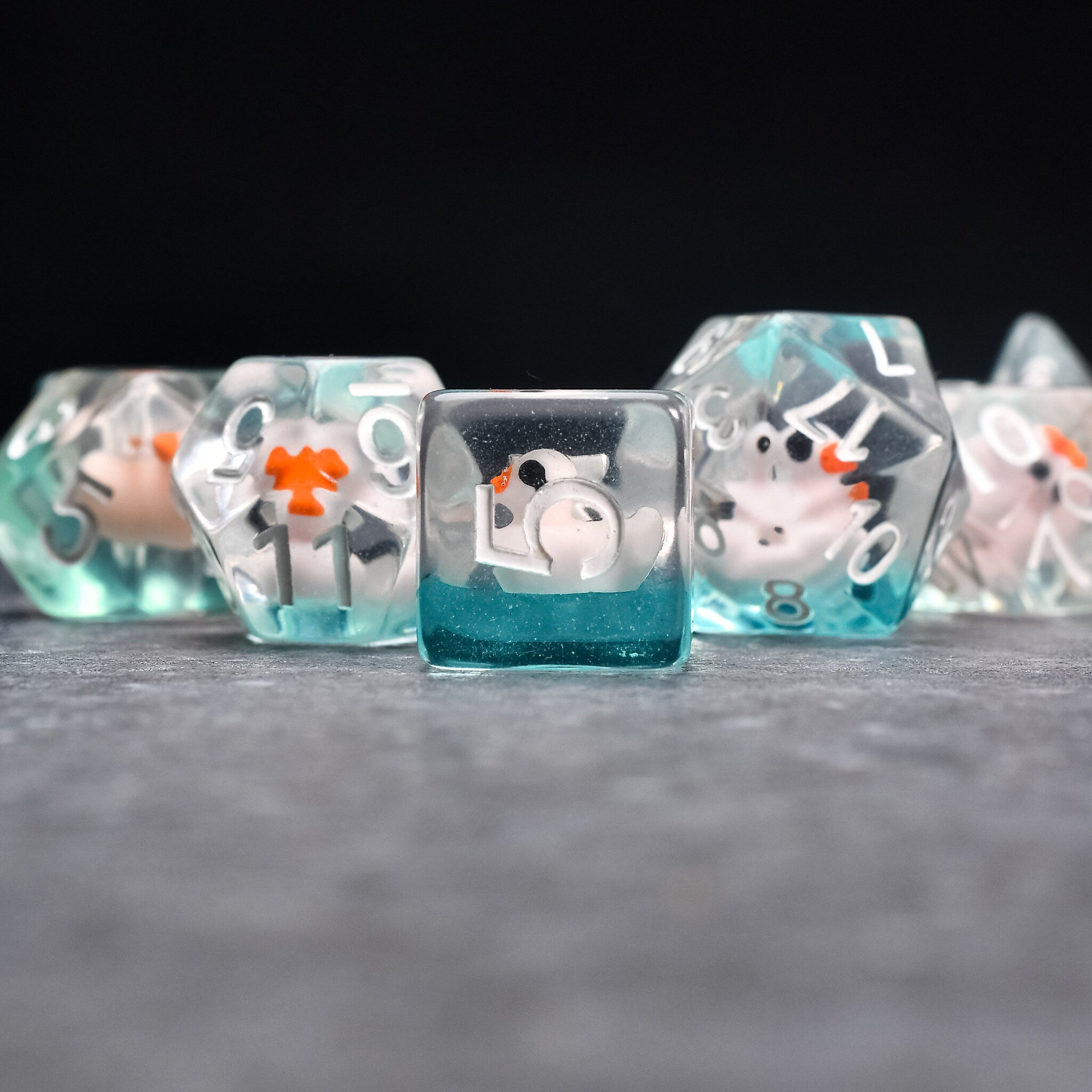 Blue Water Quackers DND/TTRPG Dice set - Dicemaniac