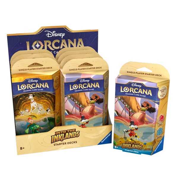 Disney Lorcana Trading Card Game - Starter Deck CDU Display (8pcs) - S Dicemaniac Disney Lorcana Trading Card Game - Starter Deck CDU Display (8pcs) - S Dicemaniac