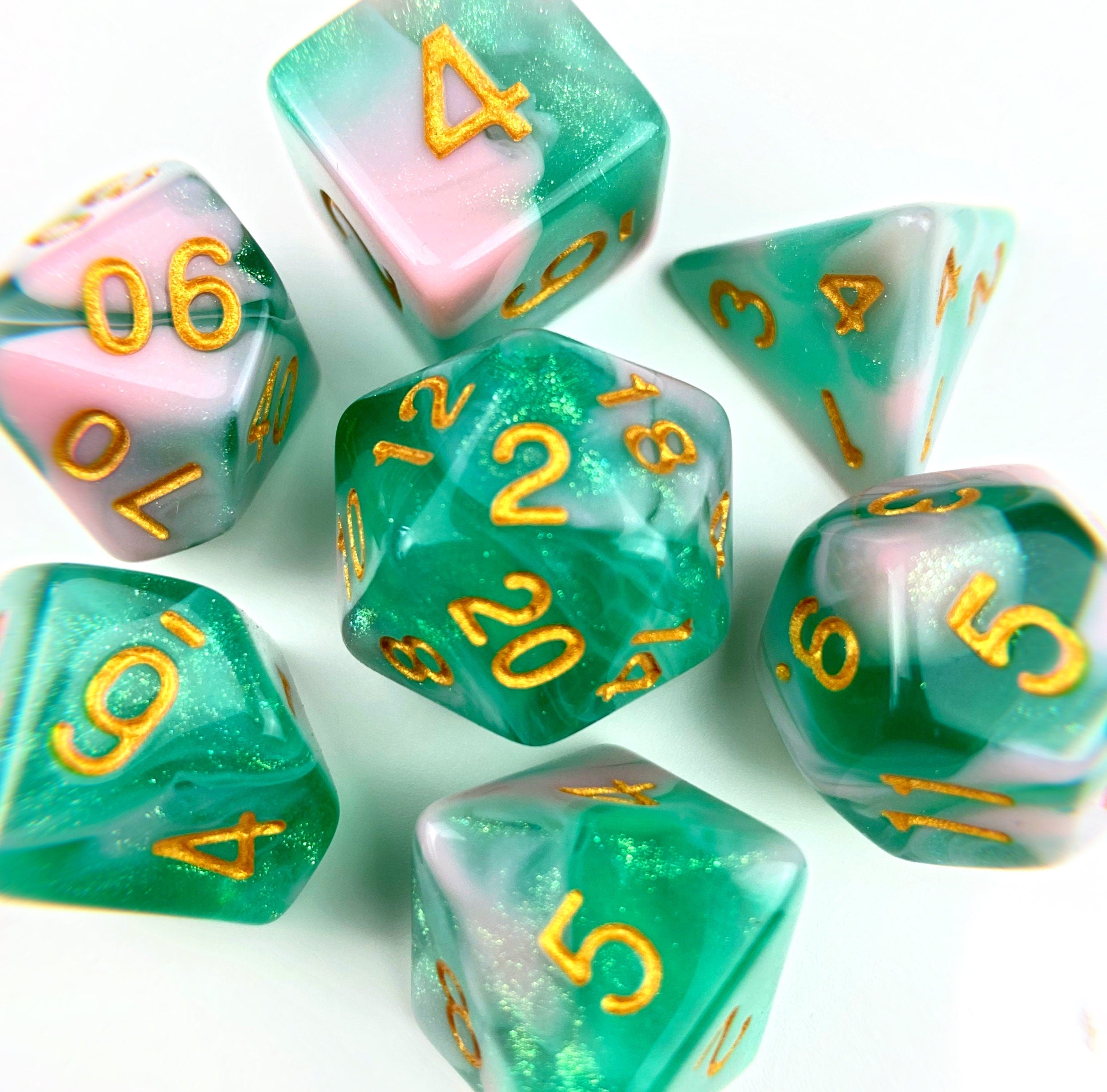 Bubblegum Elixir DND/TTRPG Dice set - Dicemaniac