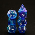 Sea Glass Purple and Blue DND/TTRPG Dice set - Dicemaniac
