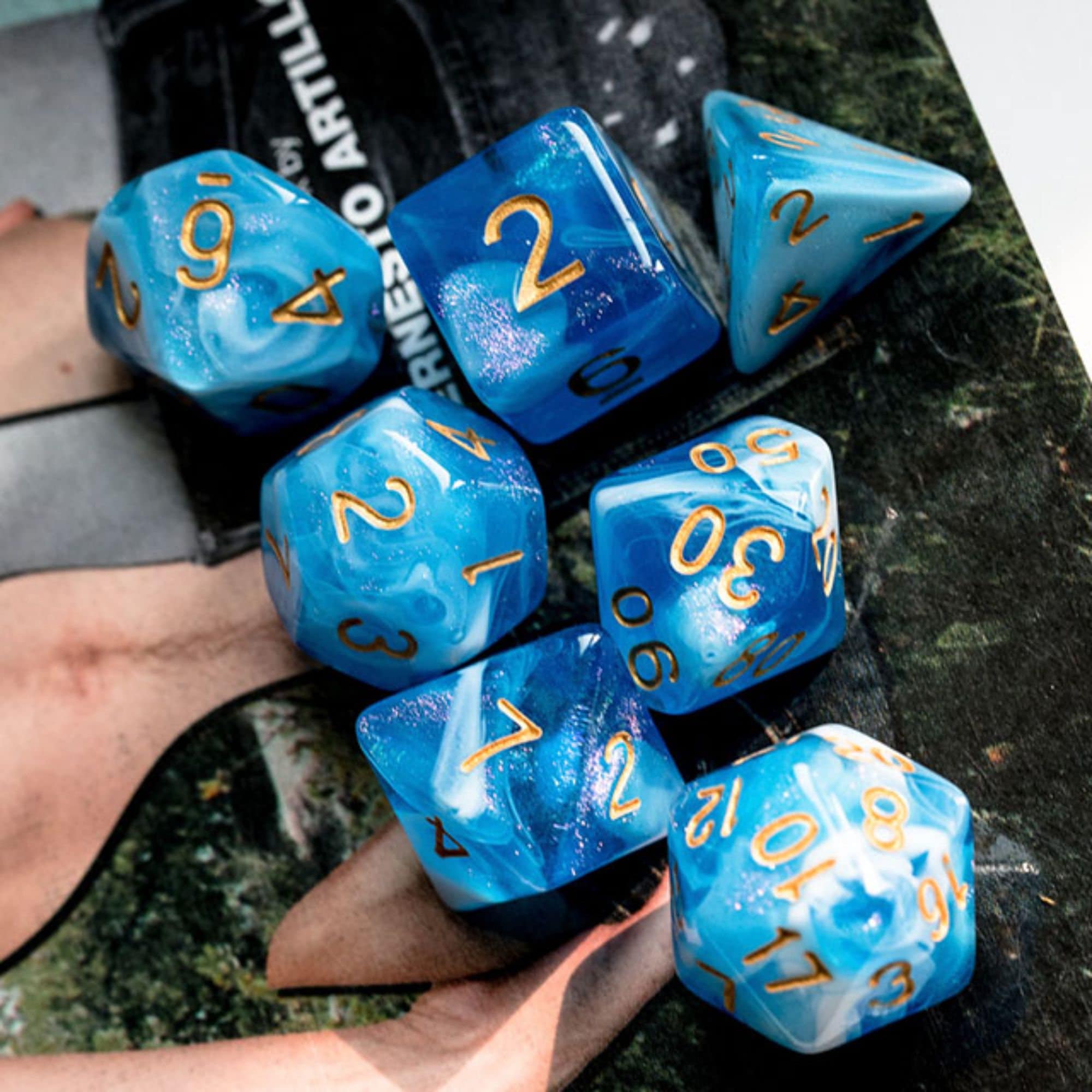 Cloudy Sky TTRPG/DND DICE SET - Dicemaniac