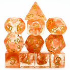 Evil Spirits (Orange) DND/TTRPG Dice set - Dicemaniac