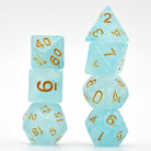Aquamarine Quartz TTRPG/DND DICE SET - Dicemaniac