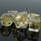 Golden Artificer Gears DND/TTRPG Dice set - Dicemaniac