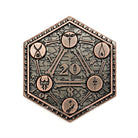 Copper D2 DND/TTRPG Coin - Dicemaniac