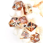 Brown Ribbons DND/TTRPG Dice set - Dicemaniac