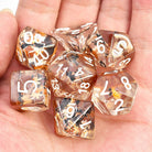 Brown Ribbons DND/TTRPG Dice set - Dicemaniac