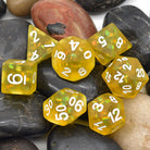 Tuscan Sun Dragons Scales DND/TTRPG Dice set - Dicemaniac