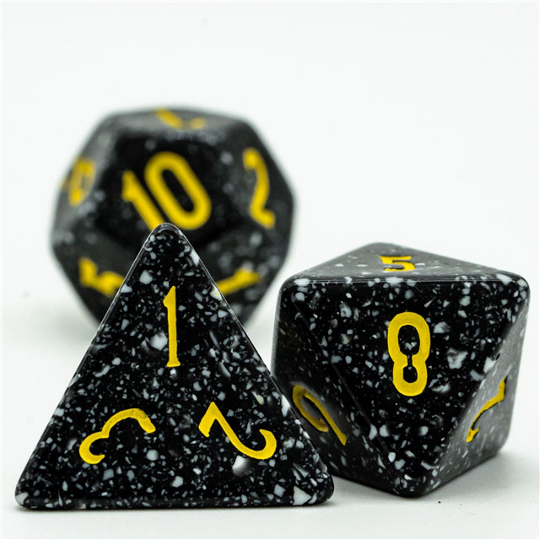Black Stone DND/ TTRPG Dice Set - Dicemaniac