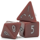 Brown & Silver DND/TTRPG Dice set - Dicemaniac