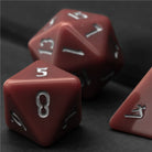 Brown & Silver DND/TTRPG Dice set - Dicemaniac