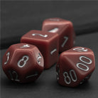 Brown & Silver DND/TTRPG Dice set - Dicemaniac