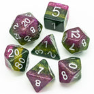 Green & Purple DND/TTRPG Dice set - Dicemaniac