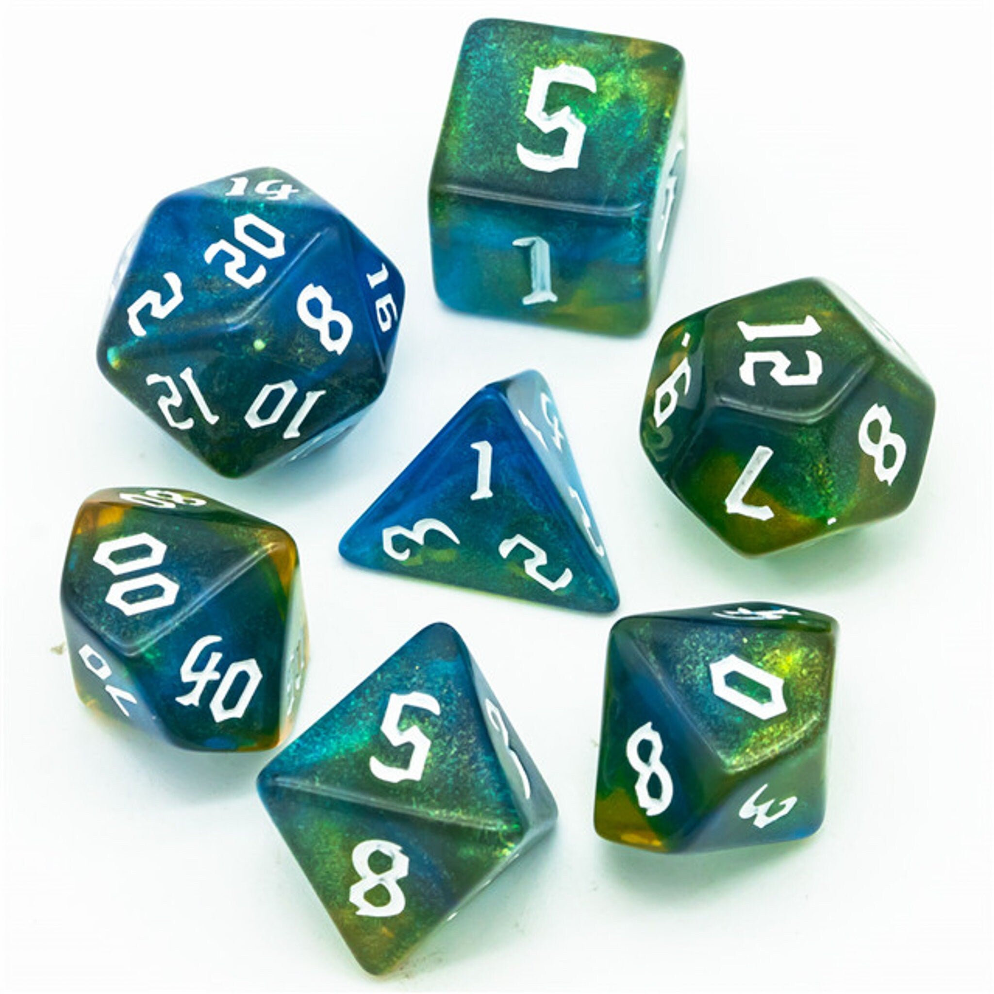 Marsh land DND/TTRPG DICE SET - Dicemaniac