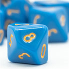 Blue and Gold DND/TTRPG Dice set - Dicemaniac