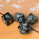 Black stone DND/TTRPG Dice set - Dicemaniac