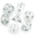 Clear Resin DND/TTRPG Dice set - Dicemaniac