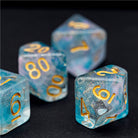 Blue, Silver and Pink DND/TTRPG Dice set - Dicemaniac