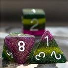 Green & Purple DND/TTRPG Dice set - Dicemaniac