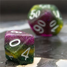 Green & Purple DND/TTRPG Dice set - Dicemaniac