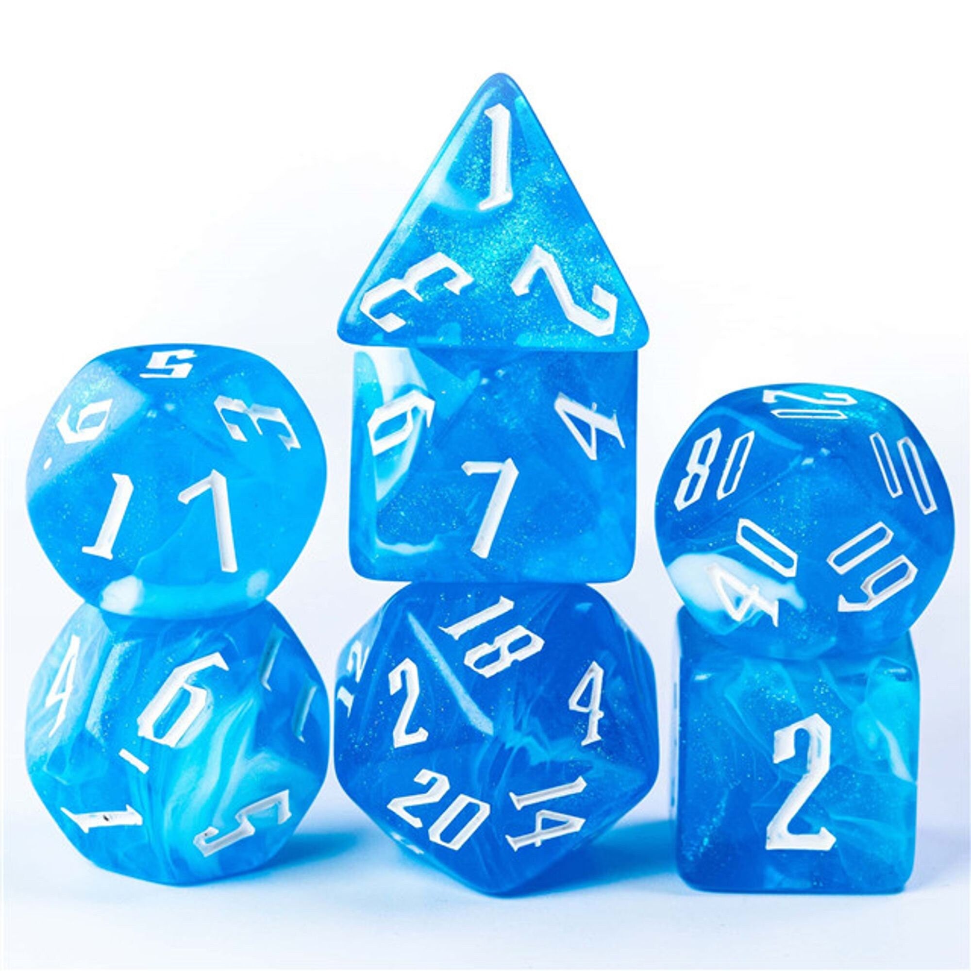 Blue Dreams DND/TTRPG Dice set - Dicemaniac