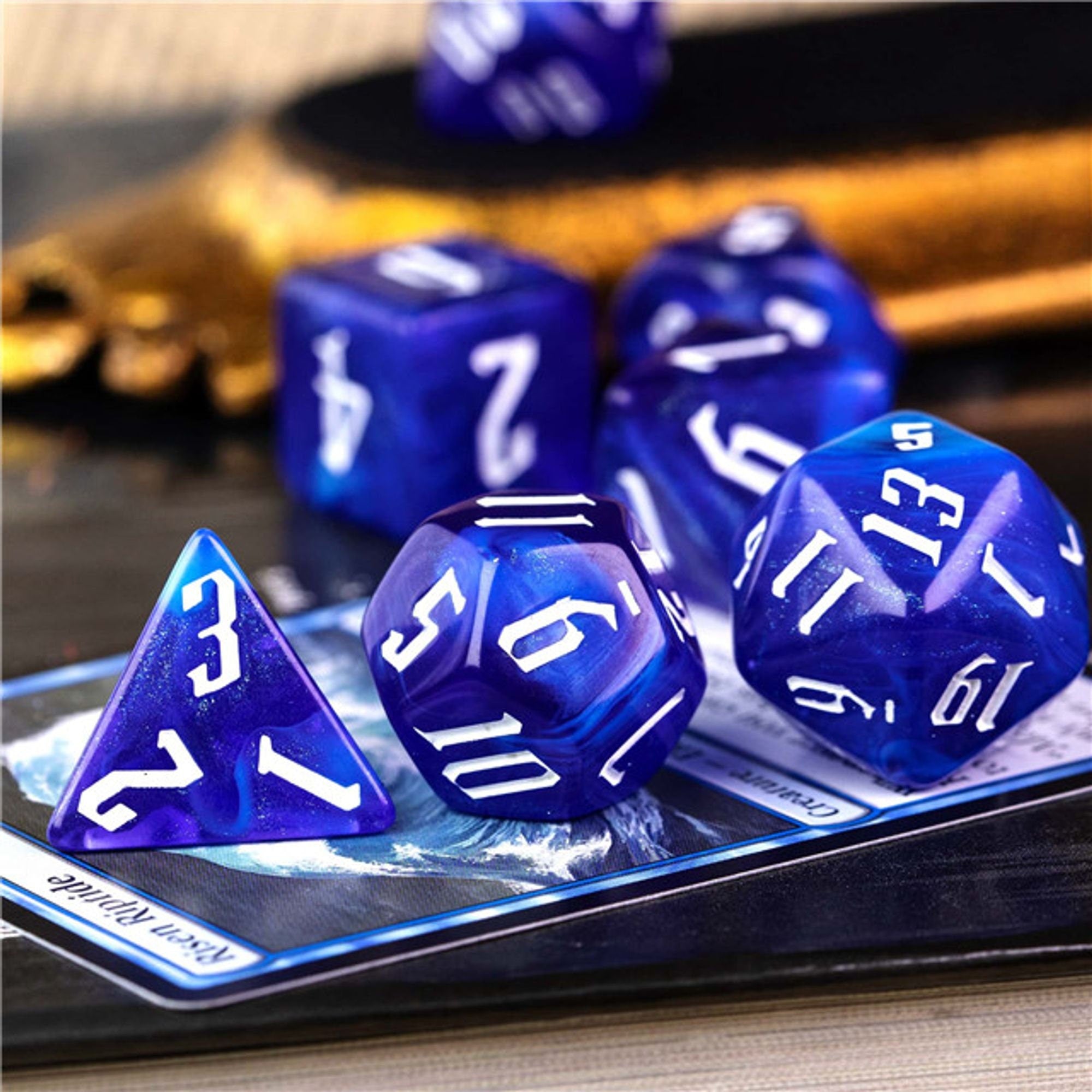 Purple Dreams DND/TTRPG Dice set - Dicemaniac