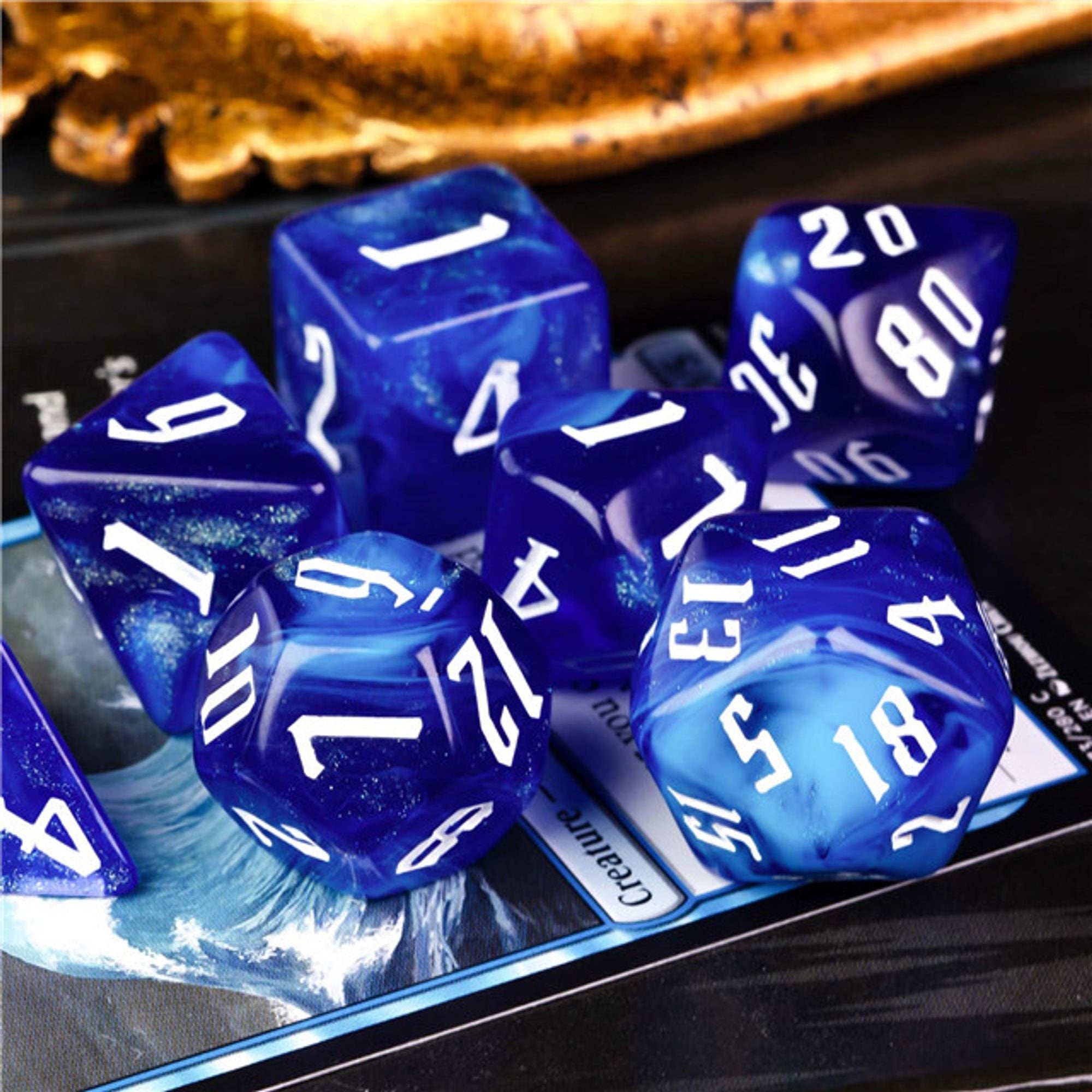 Purple Dreams DND/TTRPG Dice set - Dicemaniac