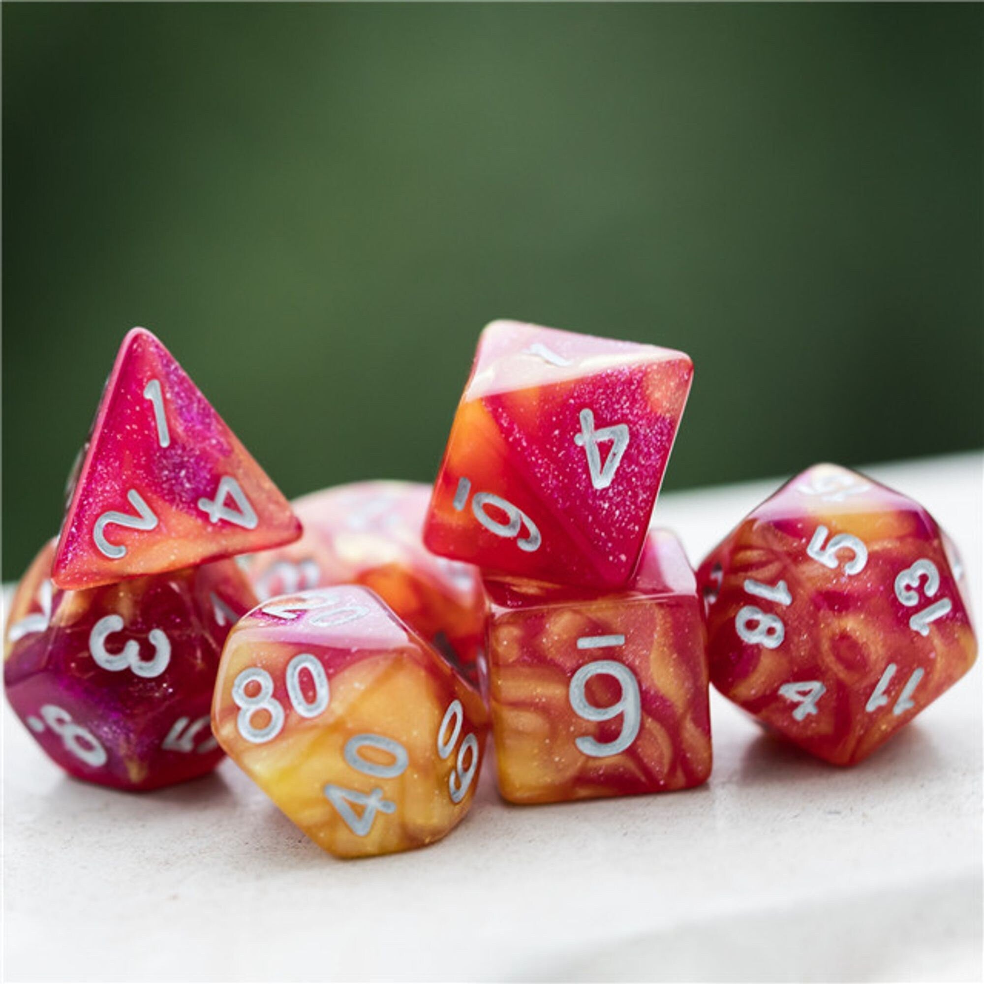 Solar Flare DND/TTRPG Dice set - Dicemaniac