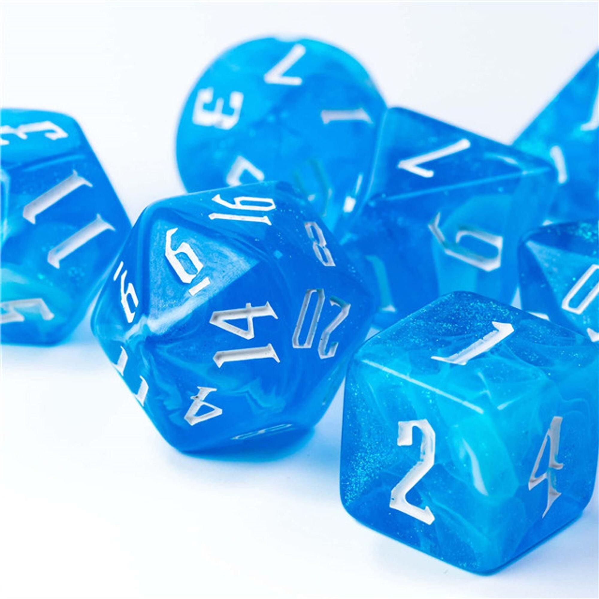 Blue Dreams DND/TTRPG Dice set - Dicemaniac