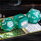 UnLucid Green DND/TTRPG Dice set - Dicemaniac