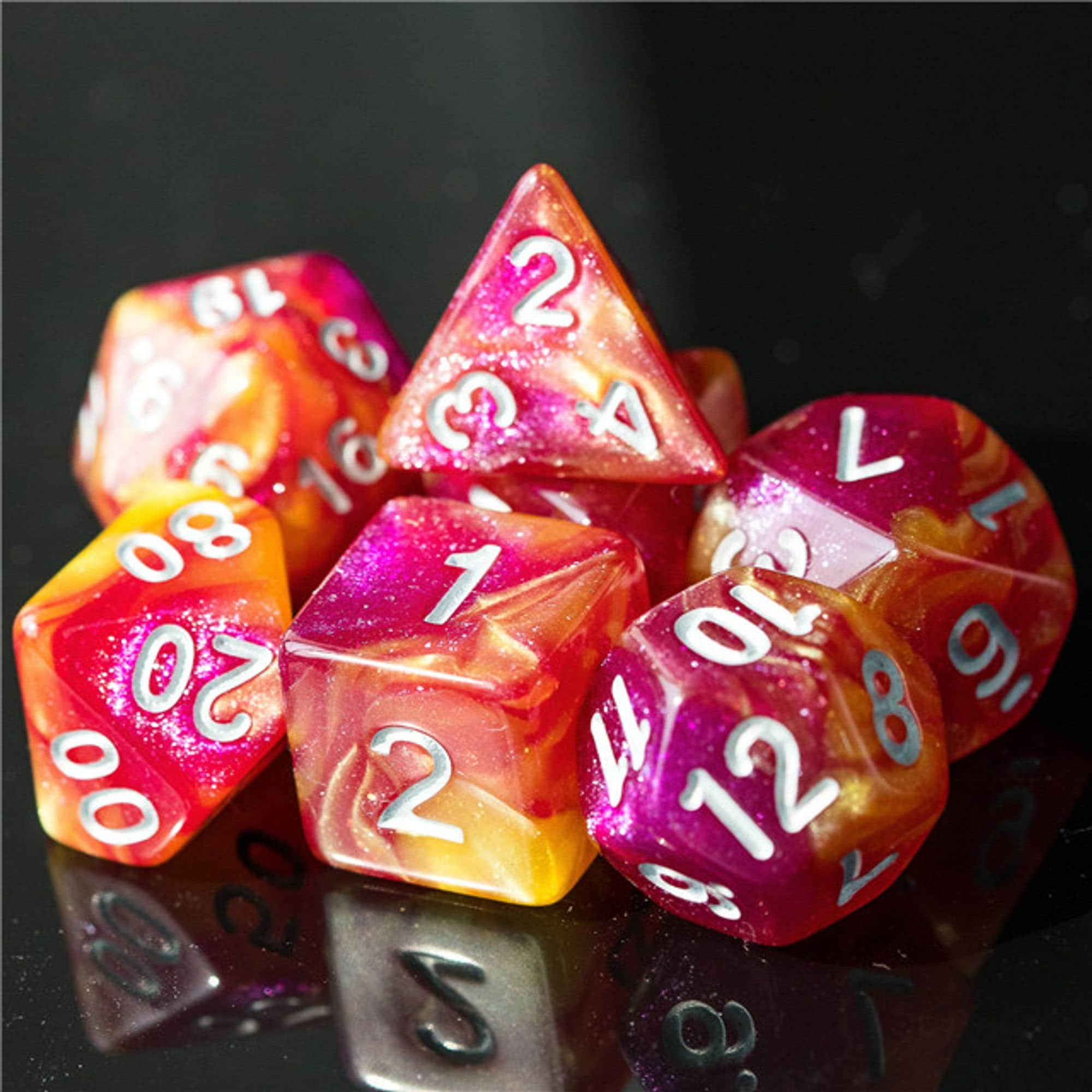 Solar Flare DND/TTRPG Dice set - Dicemaniac