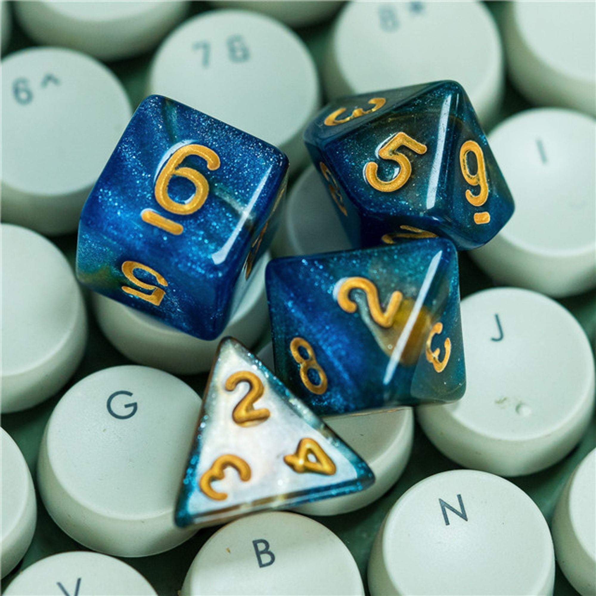 Cosmic Spill DND/TTRPG Dice set - Dicemaniac