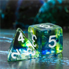 Green Sun's Zenith DND/TTRPG Dice set - Dicemaniac