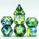 Green Sun's Zenith DND/TTRPG Dice set - Dicemaniac