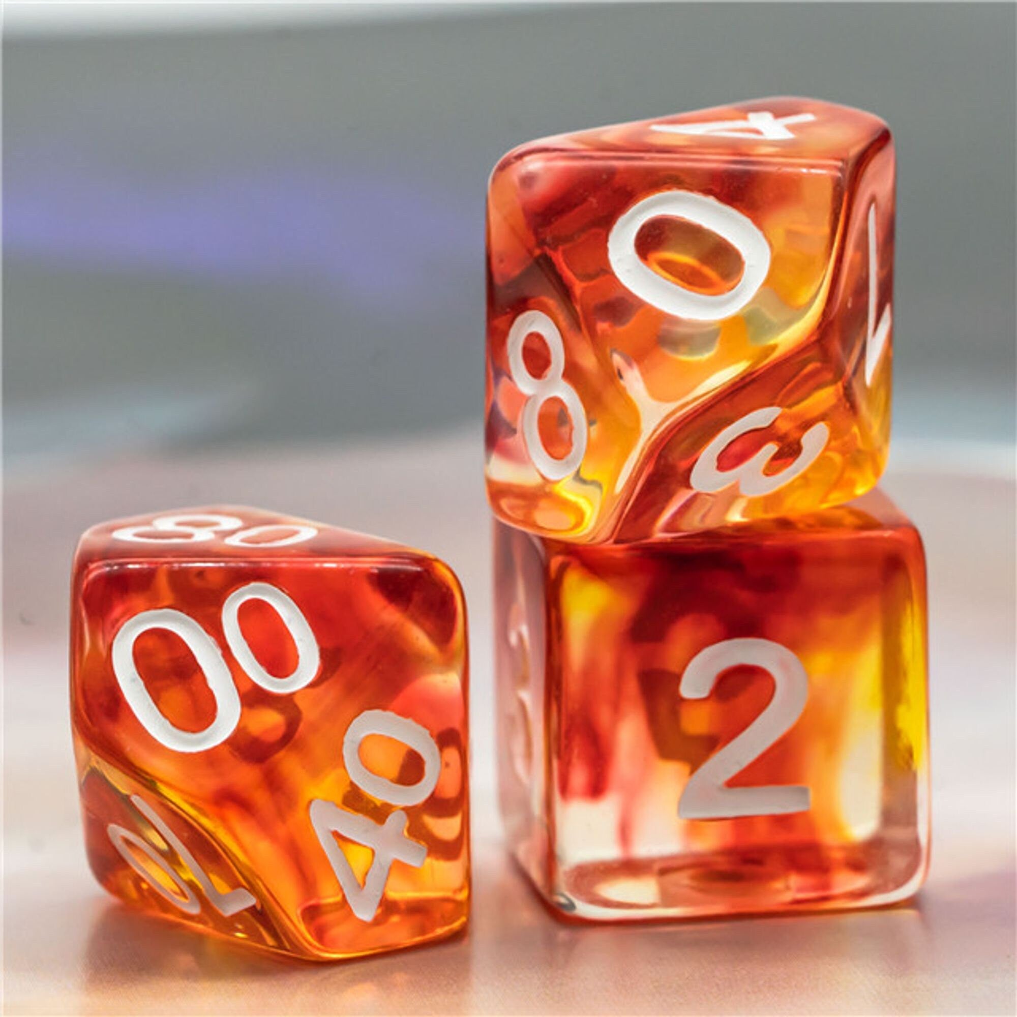 Fire Balls DND/TTRPG Dice set - Dicemaniac