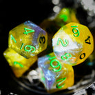 Yellow Nebula DND/TTRPG Dice set - Dicemaniac