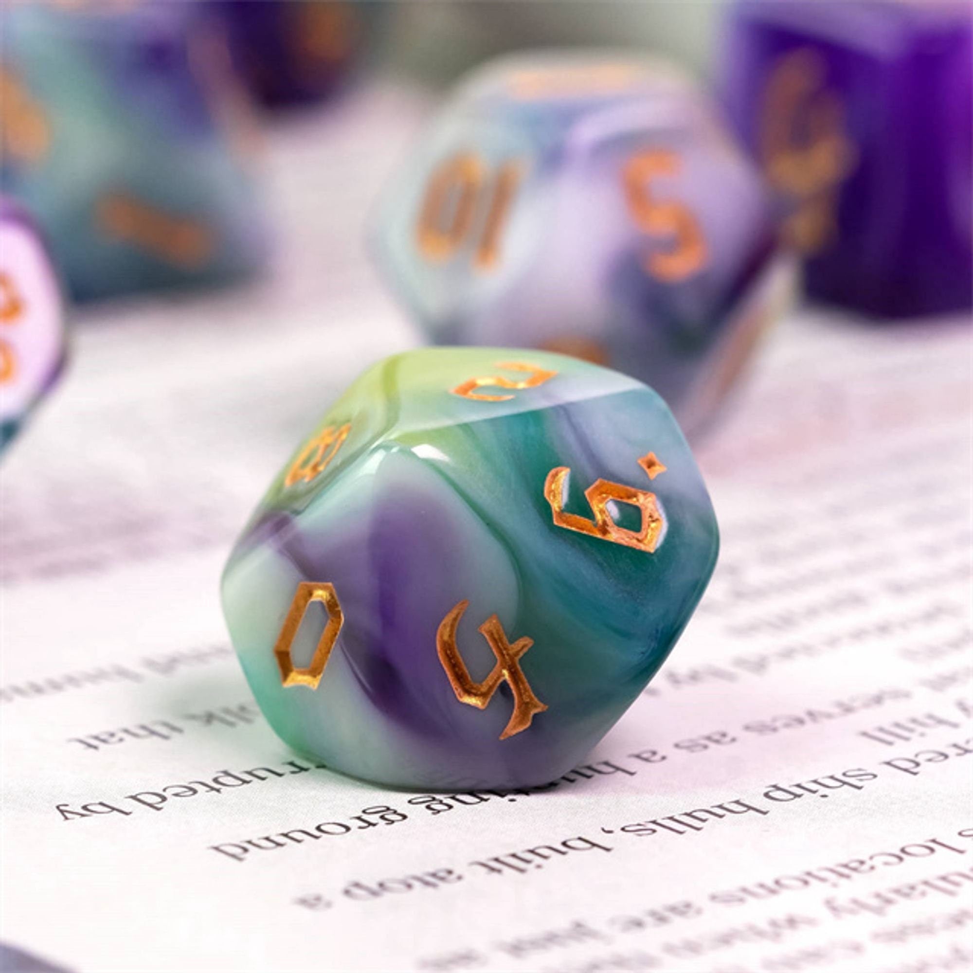 Purple Mist DND/TTRPG DICE SET - Dicemaniac
