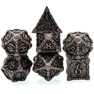 Dagger of Venom Dark Copper Metal Rogue Style DND/TTRPG Dice set - Dicemaniac
