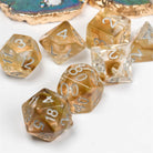 Murky Gold Smoke DND/TTRPG Dice set - Dicemaniac